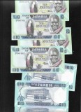 Zambia 10 kwacha 1980(88) unc pret pe bucata