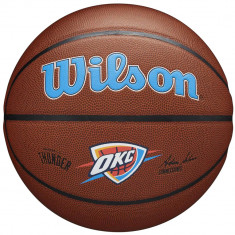 Mingi de baschet Wilson Team Alliance Oklahoma City Thunder Ball WTB3100XBOKC maro foto