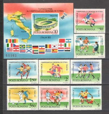 Romania.1990 C.M. de fotbal ITALIA ZR.847 foto