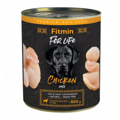 Konzerva Fitmin For Life CHICKEN pat&amp;eacute; 800 g foto