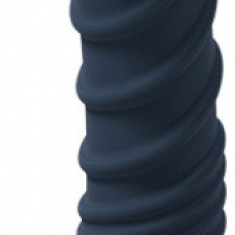 Vibrator Aeolus Goddess Collection, 10 Moduri Vibratii, SIlicon, USB, Albastru Inchis, 21 cm