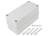 Carcasă universală PICCOLO ABS gri 80x170x85mm