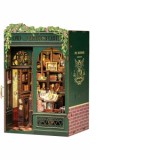 Puzzle 3D, Cotor de carte, Book Nook DIY, Owl Bookstore, Cutebee, 88 piese