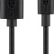 CABLU USB 2.0 A TATA / TATA USB C, NEGRU 0,5M GOOBAY Originale