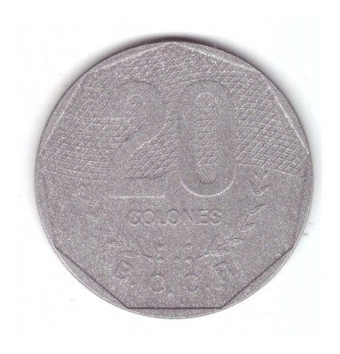 Moneda Costa Rica 20 colones 1983, stare buna, curata foto