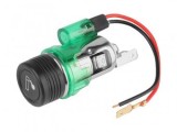 Priză Brichetă Auto 12V Universală cu Iluminare Verde - Pentru Autoturisme și Autobuze