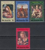 St. Lucia 1973 - Crăciun - Picturi de D&uuml;rer, Raphael, Maratta, Bronzino, MNH