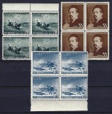Romania 1957 - Lp 433 -50 de ani.. moartea lui N. Grigorescu -bloc de 4 &ndash;MNH &ndash;2, Nestampilat