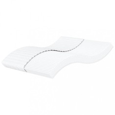 vidaXL Saltea din spumă, alb, 180x210 cm, duritate H2 H3 4016636