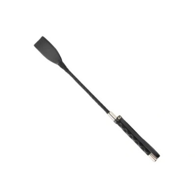 Cravasa Riding Crop, 46 cm, Negru/Auriu foto