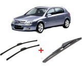 Cumpara ieftin Set 3 stergatoare OPEL SIGNUM Hatchback (Z03) 2003 - 2008, pentru parbriz si luneta, Bosch Twin
