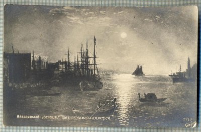 AD 686 C. P. VECHE- AIVASOVSKY- ,,VENETIA&amp;quot;-TRETIAKOVSKAIA GALERIA- TITLU IN RUSA foto