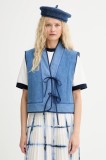 Renewed vestă creative upcycling un singur r&acirc;nd de nasturi, Renewed INTU x Answear