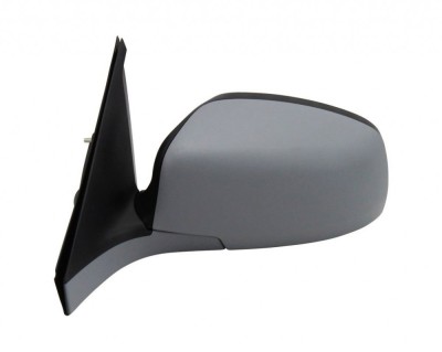 Oglinda exterioara Suzuki Swift (Sg), 03.2005-09.2010, partea Stanga, culoare sticla crom, sticla convexa, cu carcasa neagra grunduita, cu incalzire foto