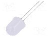 Dioda LED, 10mm, verde, 22000...25000mcd, 20mA, 3,1...3,6V, OPTOSUPPLY - OSG59AA132A
