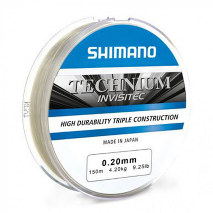 Shimano Monofilament Technium Invisitec Grey 300m 0,255mm