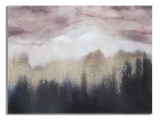 Mauro Ferretti Pictura De Perete Roz Munte cm 80X2,7X60 | Aosom Romania