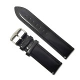Cumpara ieftin Curea de ceas Neagra din piele naturala 18mm, 20mm, 22mm - WZ5242, Time Veranda