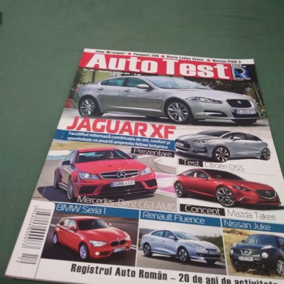 REVISTA AUTO TEST NR 171 /2012 foto
