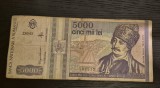 Bancnota 5.000 lei Romania (mai 1993)