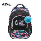 Ghiozdan ergonomic compartiment laptop, GRL, 42x31x16 cm &ndash; S-COOL