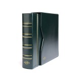 Album monede NUMIS Clasic in etui, cu 5 folii, verde inchis