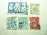 4 Timbre Algeria colonie franceza 1927-1930 stampilate