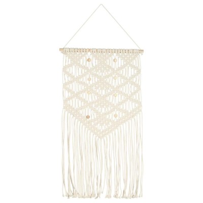 Cuier de perete Macrame, 40x80, bumbac foto