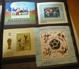 ROMANIA 1970, 1972, 1974, 1981- FOTBAL, 4 COLITE MNH, EW20