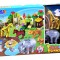 Set cuburi cu figurine gradina zoologica 51 piese, ConceptSeller