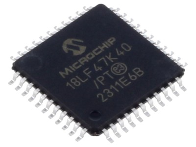 Microcontroler PIC 64MHz, TQFP44 foto