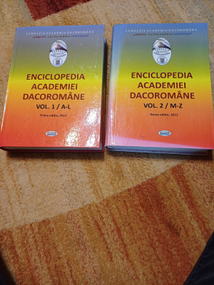Enciclopedia Academiei Dacorom&amp;acirc;ne, vol. 1 și 2 foto