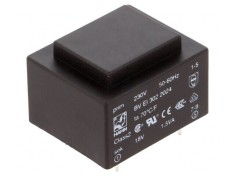 Transformator &icirc;ncapsulat 1,5VA 230V 18V 83mA PCB