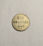 Hat Krajczar 6 Kreuzer 1849 NB Monetaria Baia Mare Piesa Frumoasa, Europa