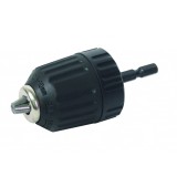 Mandrina rapida 10 mm cu adaptor 1/4 pentru bormasina, Raider