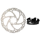 Set disc + etrier frana fata Logan 160mm culoare etrier negru Cod:52512010KRM