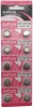 Set 10buc. blister Baterie tip buton 1.55V AG10/ LR54/ LR1130/ baterii alkaline