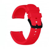 Cumpara ieftin Curea ceas Smartwatch Samsung Galaxy Watch 4, Watch 4 Classic, Gear S2, iUni 20 mm Silicon Red