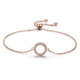 Bratara Din Argint Rose - ROTUND- - ARG396C, Argintboutique