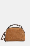 Gianni Chiarini geantă de m&acirc;nă din piele &icirc;ntoarsă ALIFA culoarea maro, BS.8255.CMCOCCO