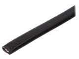 Capace protectie margini PVC negru ELESA+GANTER 20m H:14mm L:10.5mm Grosime panou 1-4mm Duritate Shore 70&plusmn;5
