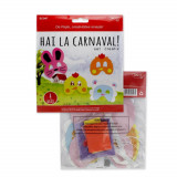 Cumpara ieftin Set Creativ 4 Masti Hai la Carnaval Daco, Multicolor, Carton, Set Masti Carnaval, Masti Carnaval, Masca Pui, Masca Iepure, Masca Oaie, Masti Animale,