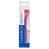 Set 2 Periute Curatare Limba Curaprox CTC 203 Duo Pack Mov Roz Igiena Orala Elimina Bacteriile Halena