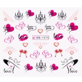 Tatuaj Unghii LUXORISE Love City, BN-1075