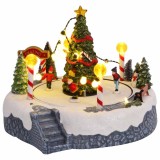 VidaXL Decorațiune sat de Crăciun Multicolour 22 x 21.5 x 17 cm 4017042