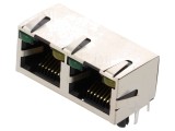 Soclu RJ45 Cat5e Ecranat Dublu cu LED 8P8C