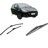 Cumpara ieftin Set 3 stergatoare FIAT PUNTO EVO (199_) din 2008-2014, pentru parbriz si luneta fata si spate auto, Bosch Twin-Aerotwin Multi, din cauciuc siliconat r