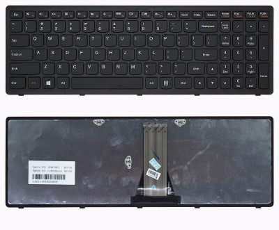 Tastatura Laptop, Lenovo, G500S, G505S, S500, S500C, S500T, S510, S510P, Z501, Z501A, Z510, T6E1, neagra, layout us foto