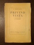 G. Ibrăileanu - Privind viața (cu un portret inedit de Șt. Dimitrescu) (1930)