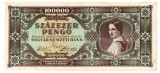 Ungaria 100 000 Pengo 1945 P-121 Seria 024642
